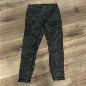 lululemon athletica Dark Camouflage Leggings